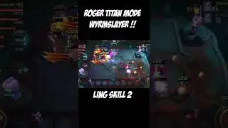 ROGER TITAN MODE WYRMSLAYER!! #shorts #magicchess #mobilelegends