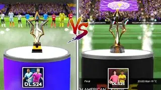 DLS 25 vs DLS 24 Gameplay Comparison | Dream League Soccer 2025 Trophy Celebration