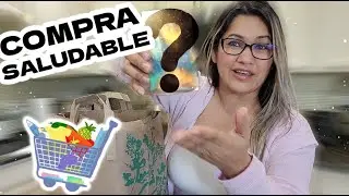 COMPRA SALUDABLE EN EL SUPERMERCADO para PERDER GRASA ADELGAZAR y COMER SANO!  #compras #saludable