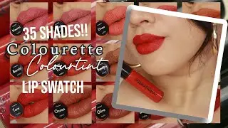 (UPDATED) 35 Shades of Colourette Colourtints Lip Swatches 💋 LUNA