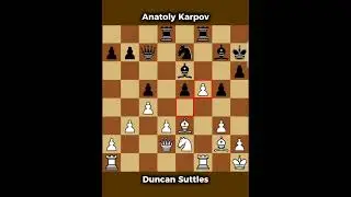Anatoly Karpov vs  Duncan Suttles ◉ San Antonio Tournament 1972 | Brilliant Win as Black