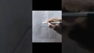 girl drawing tutorial #art #drawing #shorts #youtubeshorts