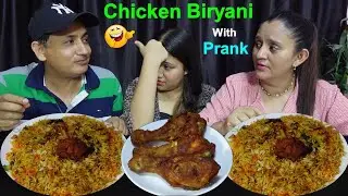 CHICKEN BIRYANI MUKBANG WITH PRANK @BudaBudiVlogs
