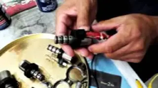 Automatic transmission solenoids,Kia, Hyundai. فحص و تنظيف السولينويد للجير الاوتوماتيكي