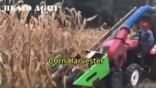 4HYB-2 Two Row Corn Harvester with husker and collection box