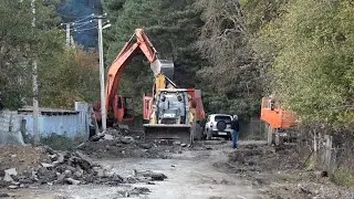 В Знаурском районе продолжается капитальный ремонт автомобильной дороги