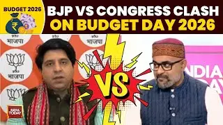 BJP's Shehzad Poonawalla and Congress Spokesperson's Heated Debate on India Today's Budget Panel