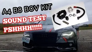 AUDI A4 B8 BOV KIT SOUND TEST | ECS Forge BOV KIT