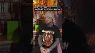 Kyle Williams talks to us about tattooing the original Jason Voorhees from Friday 13th!🩸| #Shorts