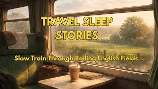 Slow Train Through Rolling English Fields | Relaxing Sleep Story