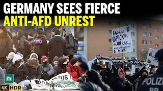 Massive Clashes in Germany: Police vs Anti-AfD Protesters in Giessen | Far-Right Tensions Rise
