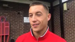 Lee Vaughan ahead of Plymouth Argyle away