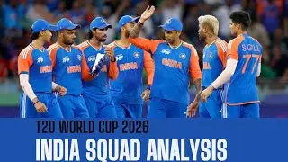 Indian World Cup T20 Squad Analysis | T20 World Cup 2026 | TheSportVault 