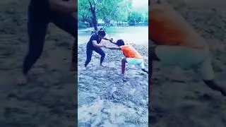 desi indian woman wrestler lift and carry man easily😨