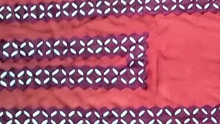 Easy Neck designing/Applic cutting/ Applique Tutorial