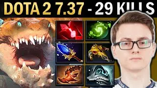 Primal Beast Dota 2 7.37 Miracle with 29 Kills and Heart - TI14