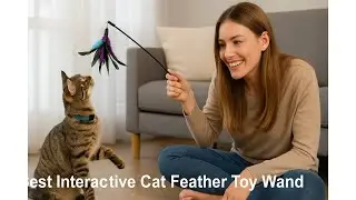 🐾 Игрушка-палочка для кошек ZeyZoo, интерактивные игрушки для домашних кошек | Лучшая интерактивн...