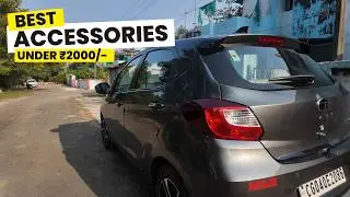 Best Car Accessories Under ₹2000 | Budget Car Accessories for Every Car | TATA Tiago XZ+ | 2025 |