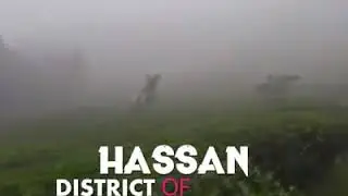 Indian top hill station Sakaleshpura in the Hassan district of Karnataka