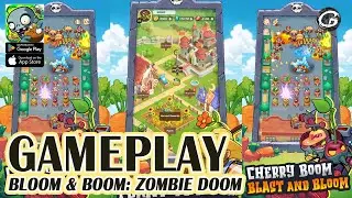 Bloom & Boom: Zombie Doom Gameplay - Mobile Game (Android)