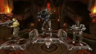Let's Play Quake 3 Arena Q3DM8 Brimstone Abbey Nightmare