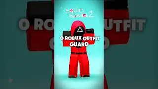 0 ROBUX GUARD SQUID GAME 2 OUTFIT #roblox #SHORTS #bethany7