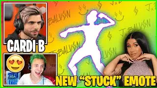 Streamers React To Stuck Cardi B Emote In Fortnite Item Shop