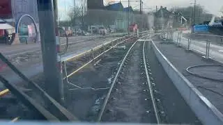 werken face 3 tramsporen verwijderen en vernieuwen Kerkstraat