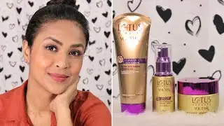 Review Lotus YouthRx Anti Ageing Range | Anti Ageing Skincare Routine | Shalini Srivastava