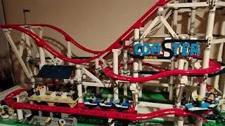 Lego rollercoaster slow motion 