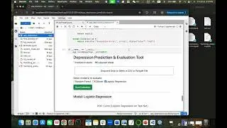 Depression prediction model(dash app)