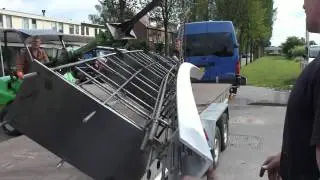 Landhoofden hersteld draaibrug Piushaven