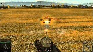WoT 0.6.1.5 - 76mm M1A2 gun vs IS-4's rear armor