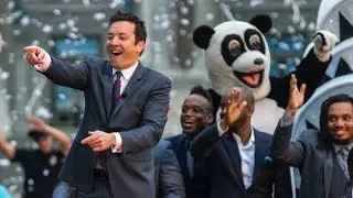 Jimmy Fallon ride Grand Opening ceremony at Universal Orlando - Race Through New York