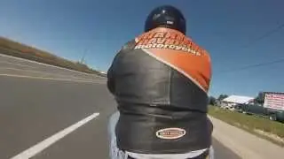 16 seconds on a Harley-Davidson FXRS-SP