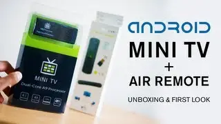 Android Mini TV + Air Remote - Unboxing and First look