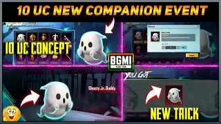 10 UC New GHOST COMPANION EVENT in BGMI || HOLA BUDDY CRATE OPENING || New Hola BUDDY 10 UC | BGMI
