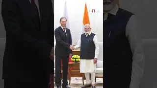 Indian PM Modi Meets Russian Deputy PM Manturov