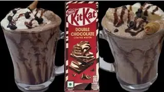 Kitkat chocolate milkshake recipe | Kit Kat milkshake with ice cream #gdreamkitchen
