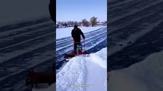 Efficient Snow Removal Machine:｜Snow Clearing Process #work #machine