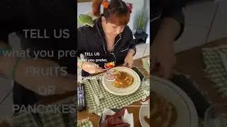 FRUITS OR PANCAKES? #babydindinandmom