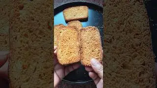 Easy made crispy crunchy toast biscuit #shorts #food #homemade