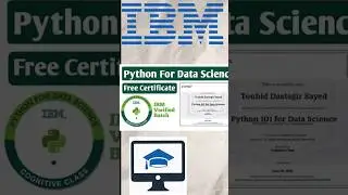 Day 27: IBM's Free Python and Data Science Course 💼🔥Unlock a world of opportunities