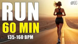 1 Hour Running Music 2025 (vol.14) &bull; 135&ndash;160 BPM Motivation Mix | Run With Me