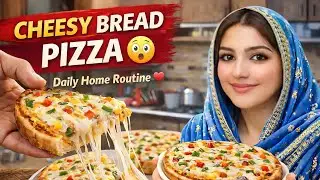 Roz Kya Pakaye? Easy Bread Pizza | Daily Home Routine | Mini Vlog