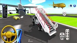&ldquo;Taking the Airport Ground Services Car Inside the Airplane! ✈️🚗 | Driving Class 3D&rdquo;