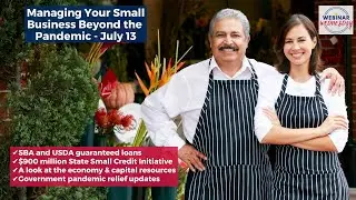 Managing Your Small Business Beyond the Pandemic - SBA and USDA loans