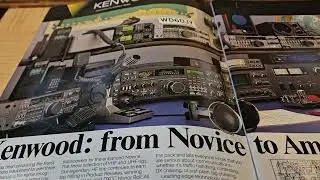 Kenwood super ham radio station in 1988 ! 