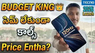 Tecno Spark Go 3 full review & Hidden Features! Call Without SIM Card Tested | Nijama? | In Telugu