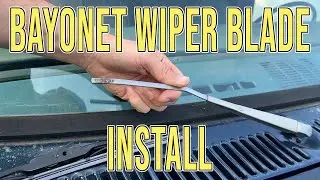 Bayonet Wiper Blade Install 1979 Ford Bronco